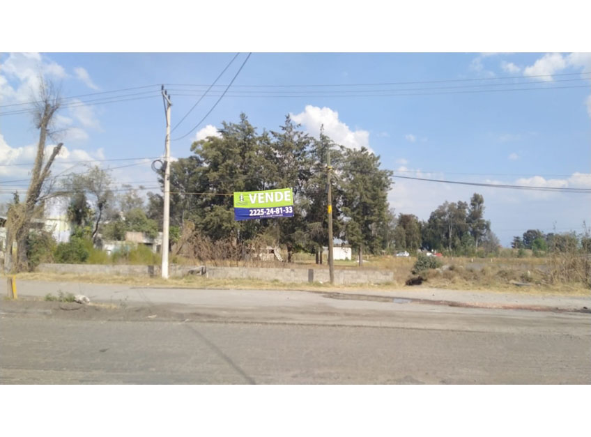 Terreno entrada San Martín Texmelucan
